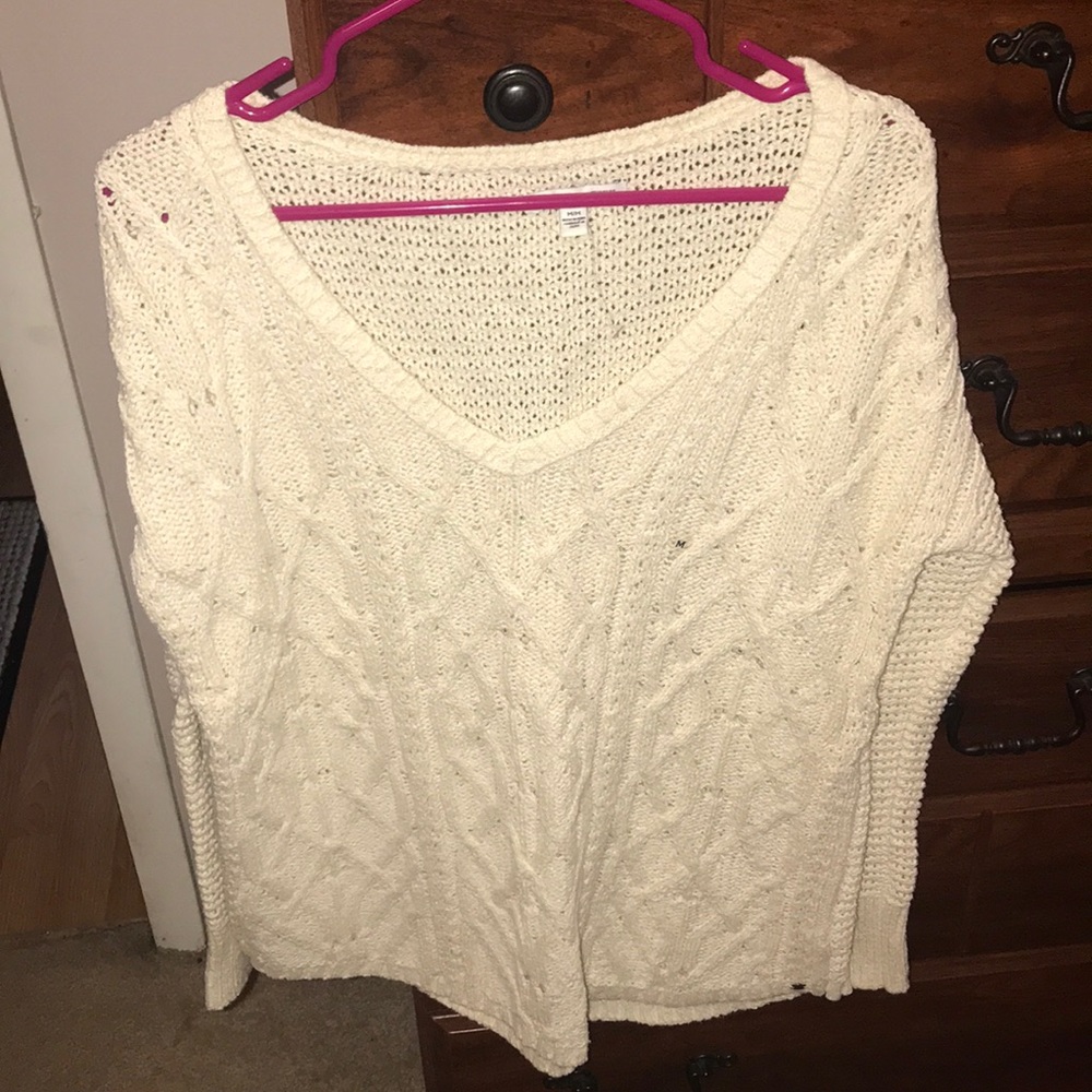 NWOT oversized cream american eagle sweater